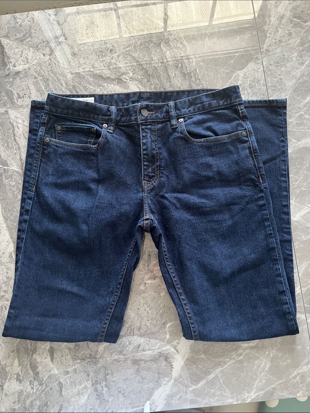 Banana Republic Slim Men’s Dark Wash Jeans 33x32 Denim - Picture 5 of 11